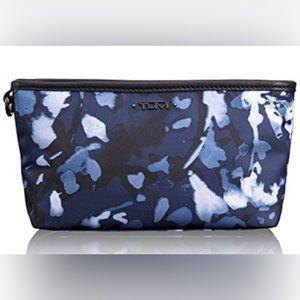 Tumi Voyager Indigo Floral Amilia Cosmetic Bag